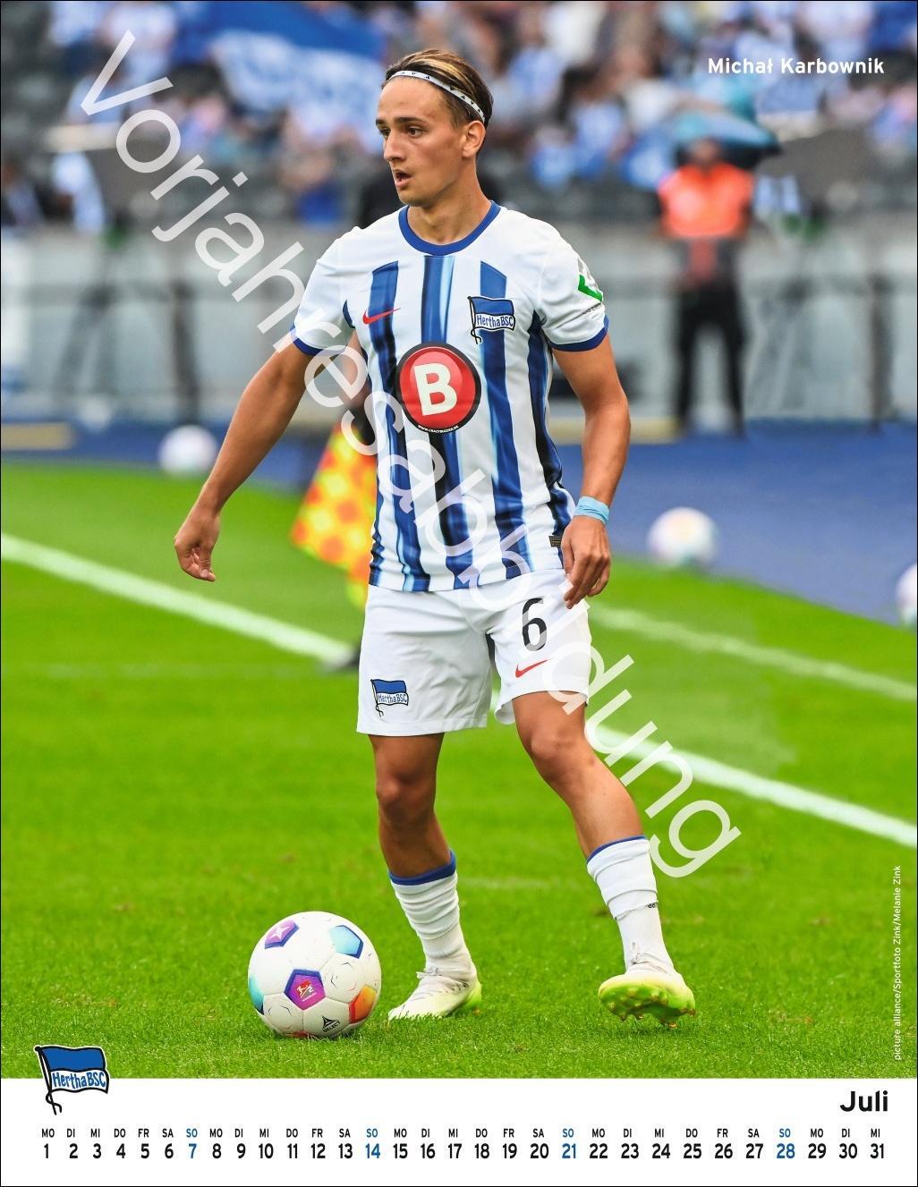 Bild: 9783756405411 | Hertha BSC Posterkalender 2025 | Heye | Kalender | Spiralbindung