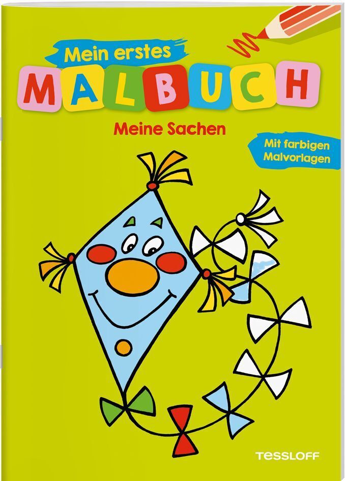 Cover: 9783788639471 | Mein erstes Malbuch Meine Sachen | Mit farbigen Malvorlagen | Buch