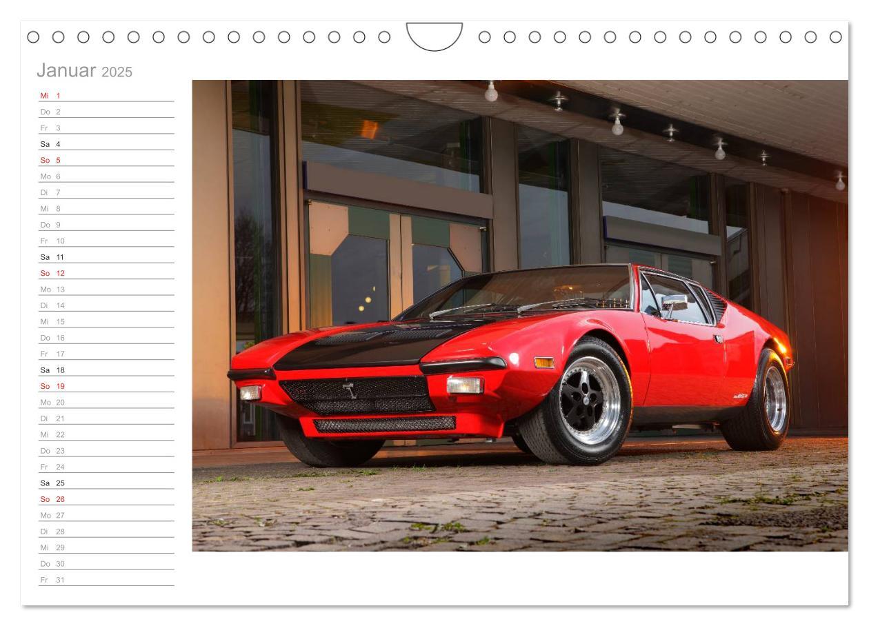 Bild: 9783435537242 | De Tomaso Pantera (Wandkalender 2025 DIN A4 quer), CALVENDO...