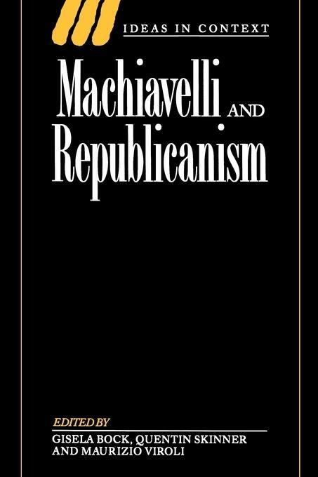 Cover: 9780521435895 | Machiavelli and Republicanism | Maurizio Viroli | Taschenbuch | 1993