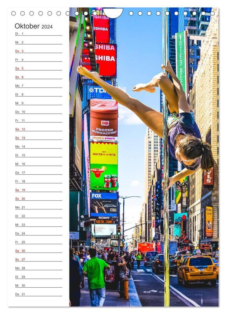 Bild: 9783383217777 | Poledance auf New Yorks Straßen (Wandkalender 2024 DIN A4 hoch),...