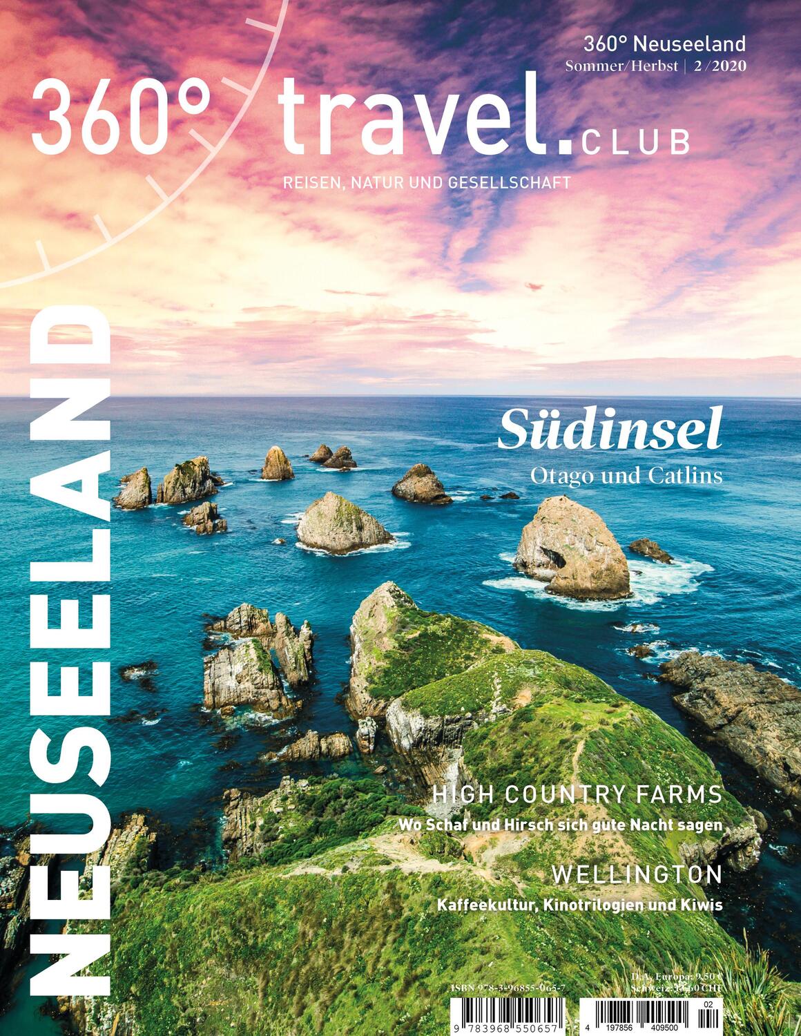 Cover: 9783968550657 | 360° Neuseeland - Ausgabe Sommer/Herbst 2020 | Broschüre | 84 S.