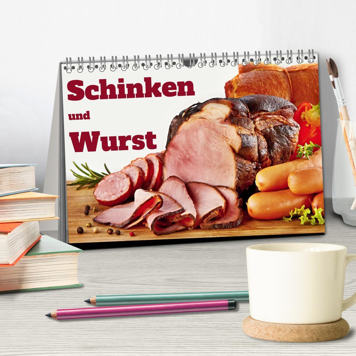 Bild: 9783457237007 | Schinken und Wurst (Tischkalender 2025 DIN A5 quer), CALVENDO...