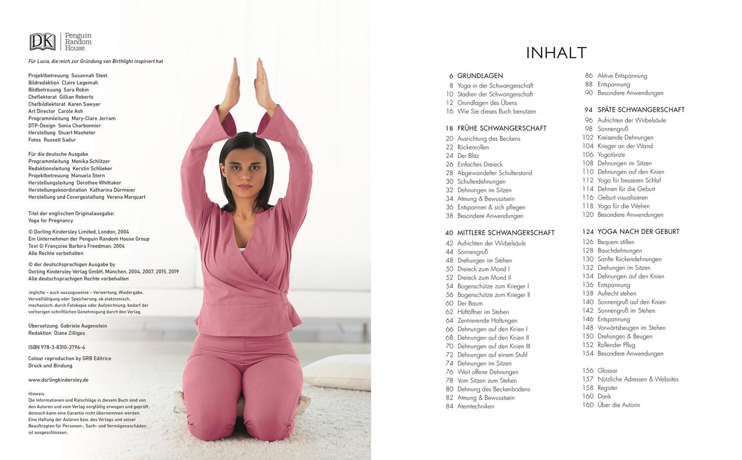 Bild: 9783831037964 | Yoga in der Schwangerschaft | Francoise Barbira Freedman | Taschenbuch