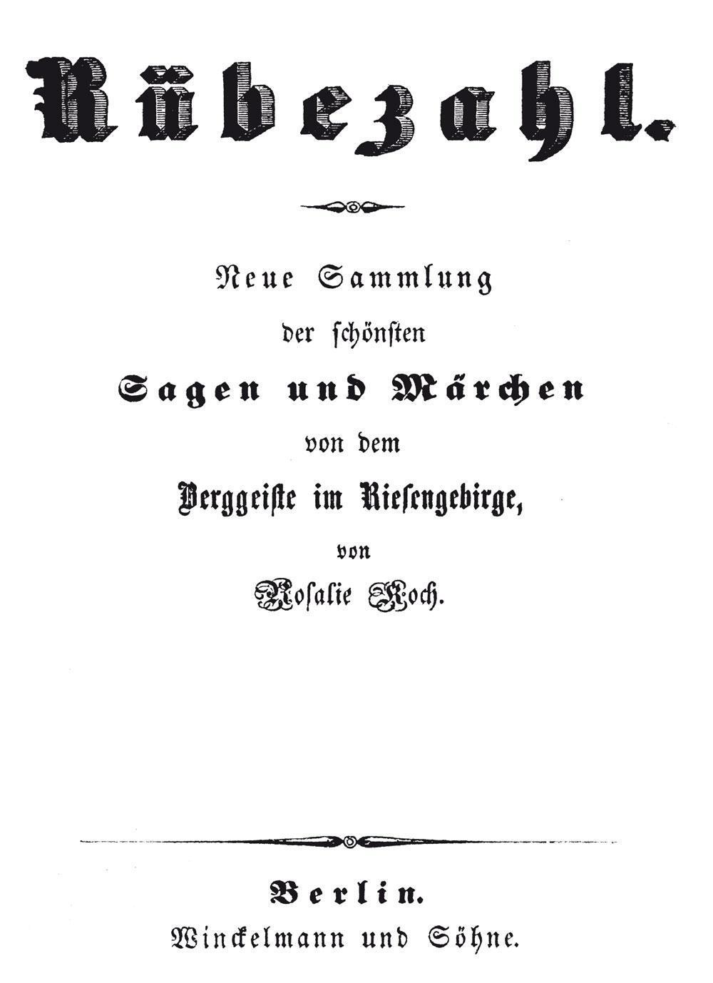 Bild: 9783867772433 | Rübezahl - Berggeist im Riesengebirge 1845 - Band 1 | Rosalie Koch