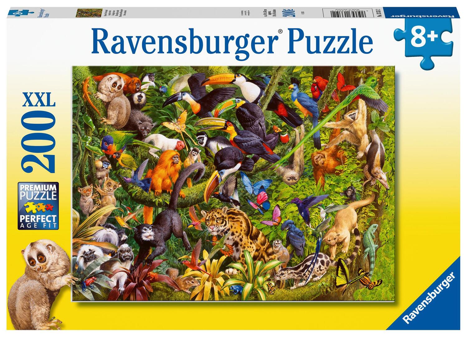 Cover: 4005556133512 | Ravensburger Kinderpuzzle - 13351 Bunter Dschungel - 200 Teile...
