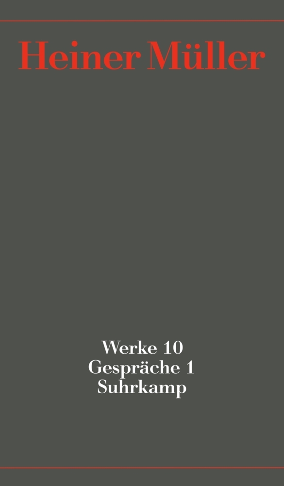 Cover: 9783518420430 | Gespräche. Bd.1 | 1965-1987 | Heiner Müller | Taschenbuch | 860 S.