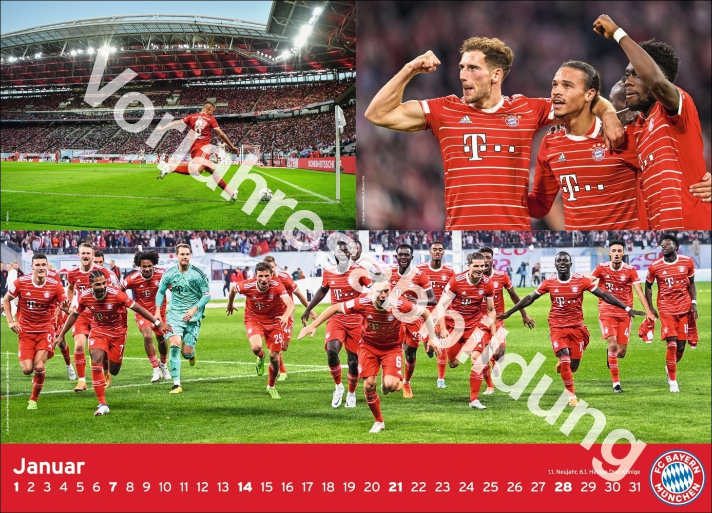 Bild: 9783756404728 | FC Bayern München Edition Kalender 2025 | Kalender | Spiralbindung