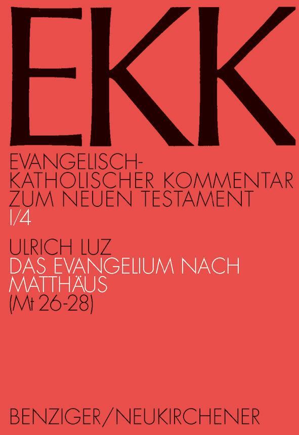 Cover: 9783545231344 | Evangelisch-kath. Kommentar zum NT / Matthäus 1 | Ulrich Luz | Buch