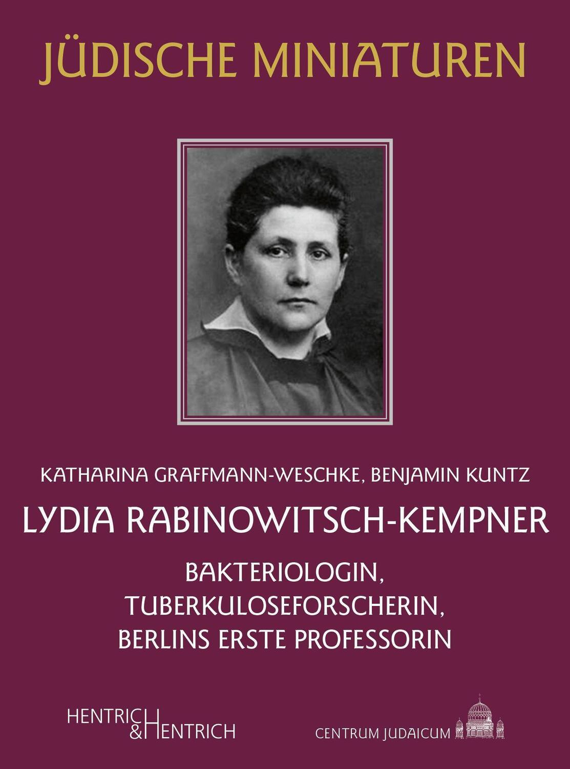 Cover: 9783955655709 | Lydia Rabinowitsch-Kempner | Katharina Graffmann-Weschke (u. a.)