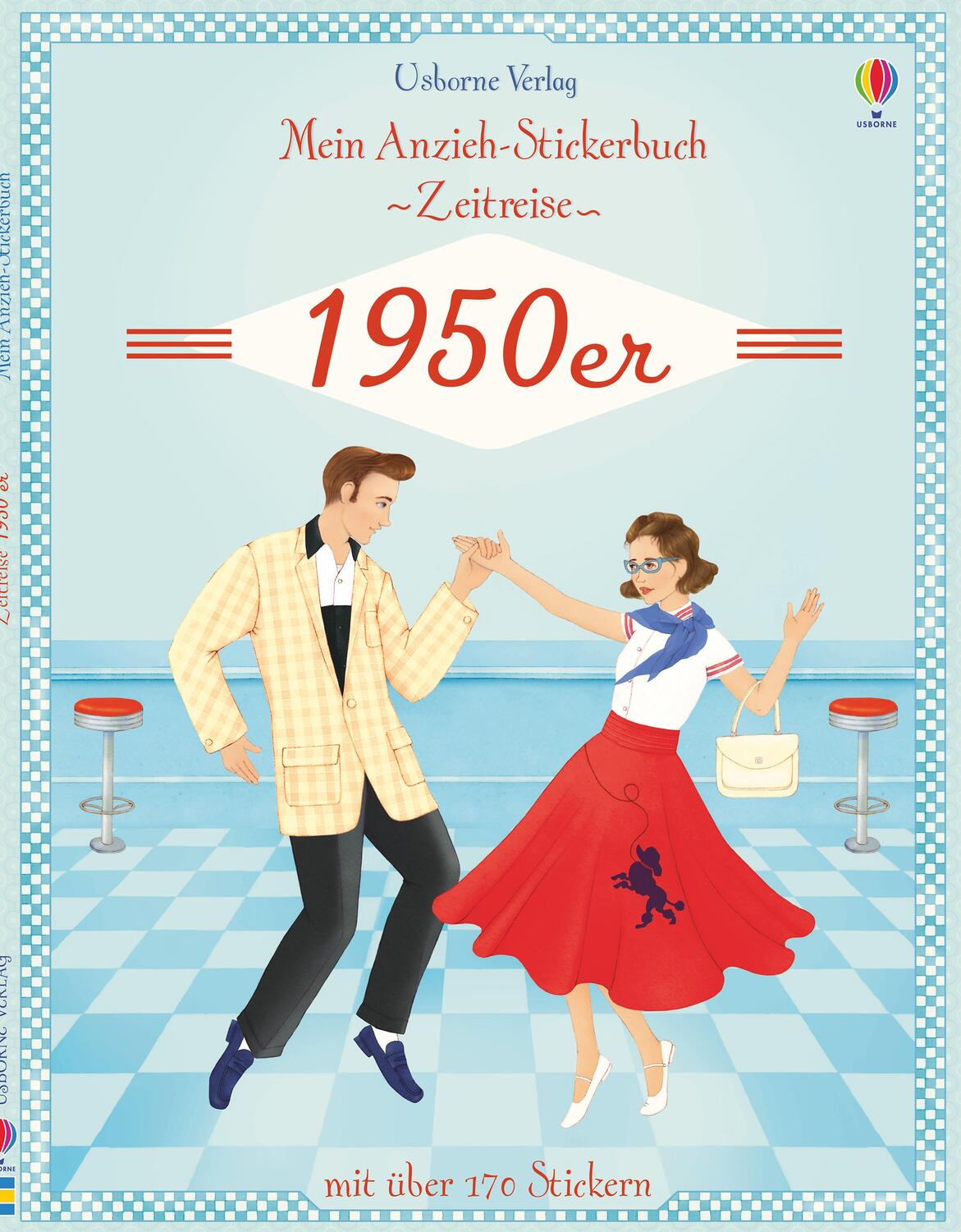 Cover: 9781782322382 | Mein Anzieh-Stickerbuch Zeitreise: 1950er | Megan Cullis | Taschenbuch
