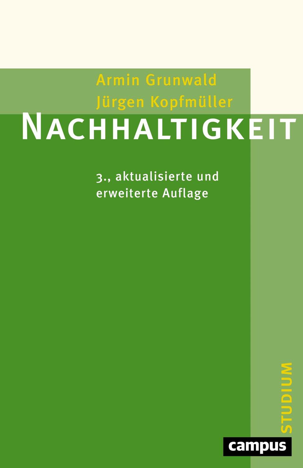 Cover: 9783593514024 | Nachhaltigkeit | Armin Grunwald (u. a.) | Taschenbuch | Deutsch | 2022