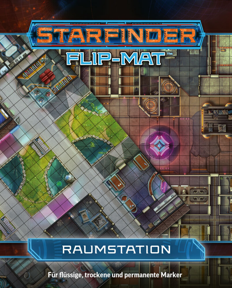 Cover: 9783957520883 | Starfinder Flip-Mat: Raumstation | Jason Bulmahn | Spiel | 2 S. | 2019