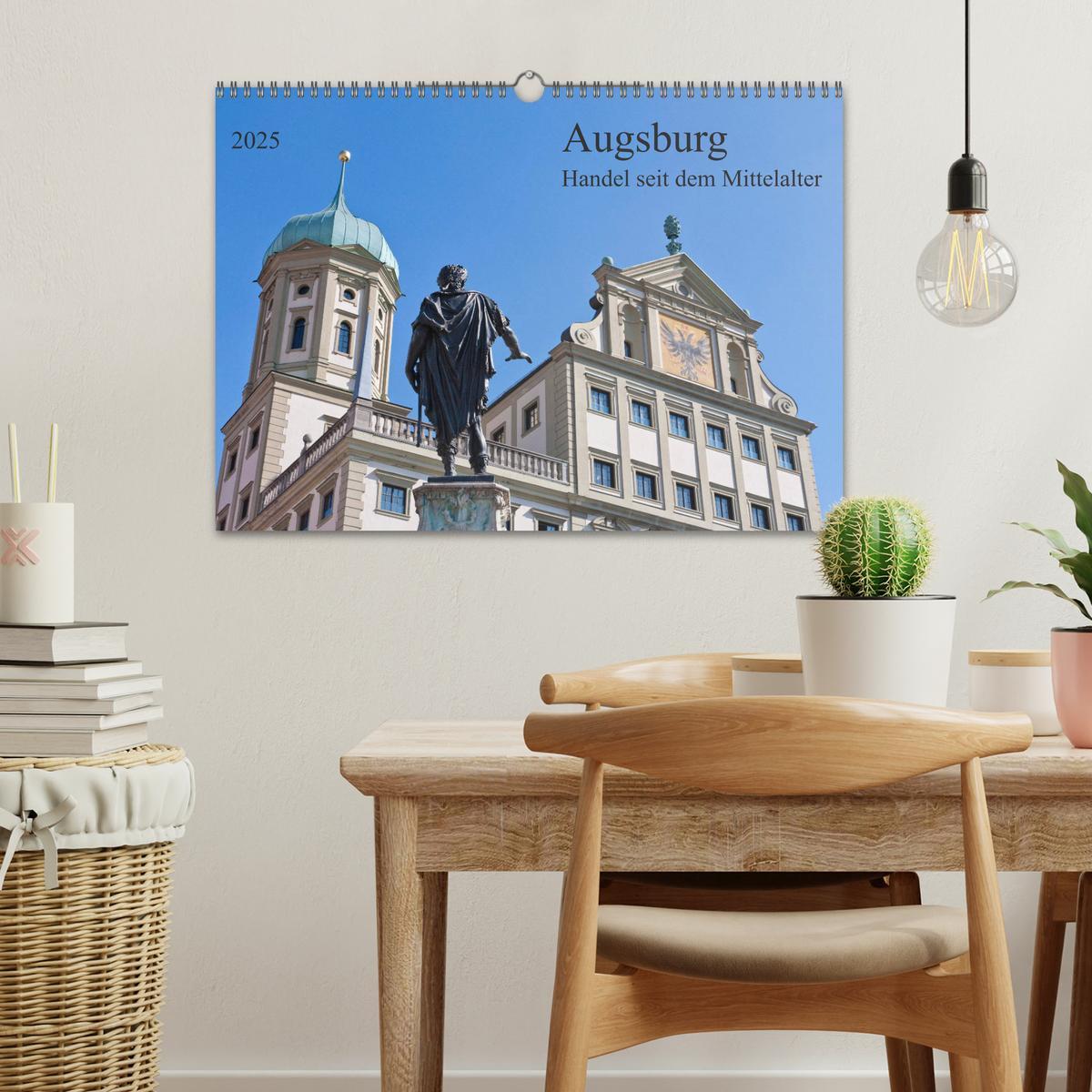 Bild: 9783435193806 | Augsburg Handel seit dem Mittelalter (Wandkalender 2025 DIN A3...