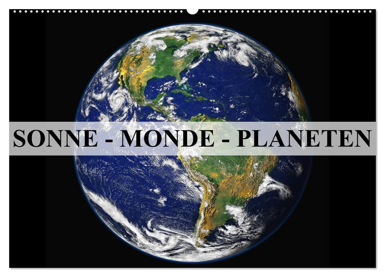 Cover: 9783383388842 | Sonne, Monde und Planeten (Wandkalender 2024 DIN A2 quer), CALVENDO...