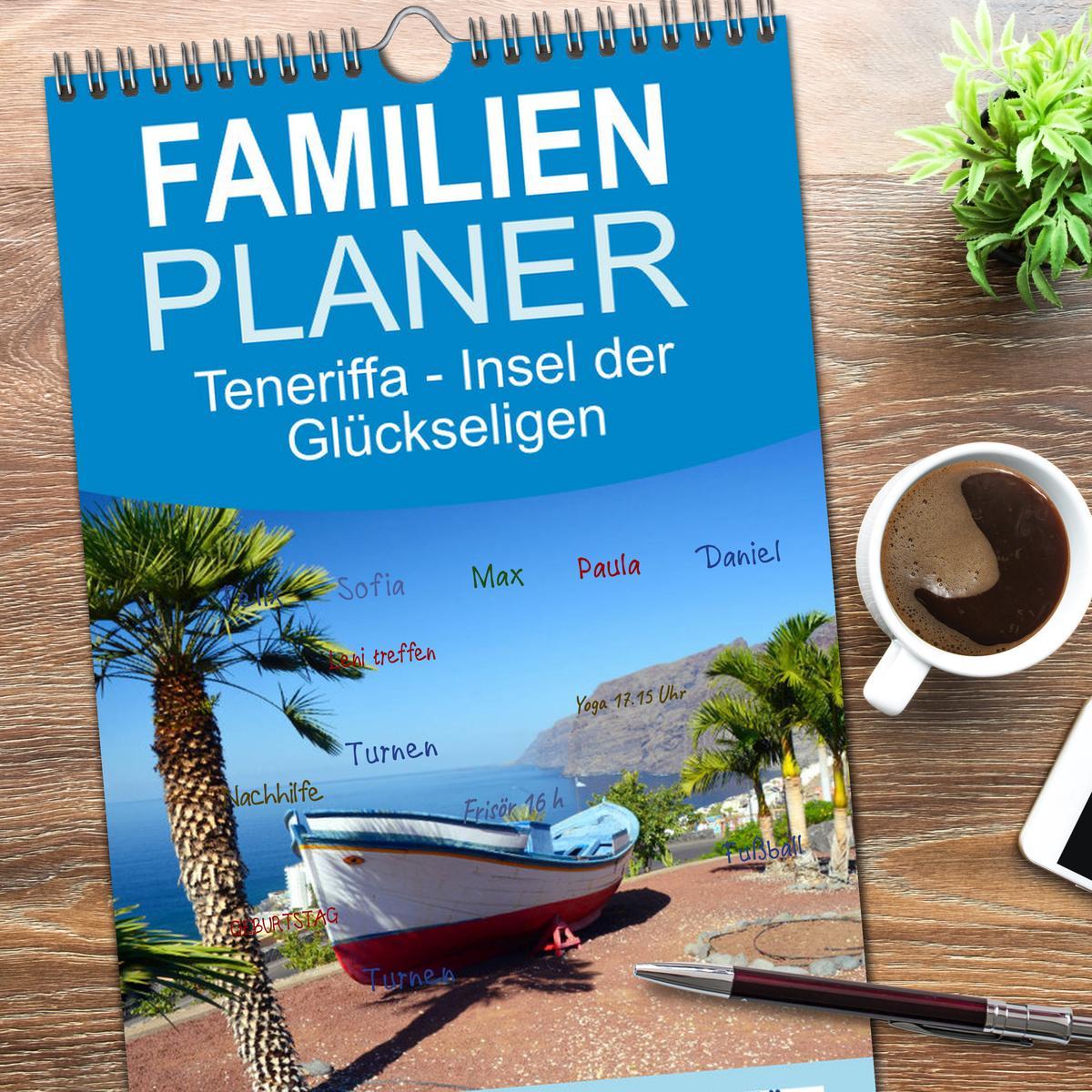 Bild: 9783457102909 | Familienplaner 2025 - Teneriffa - Insel der Glückseligen mit 5...