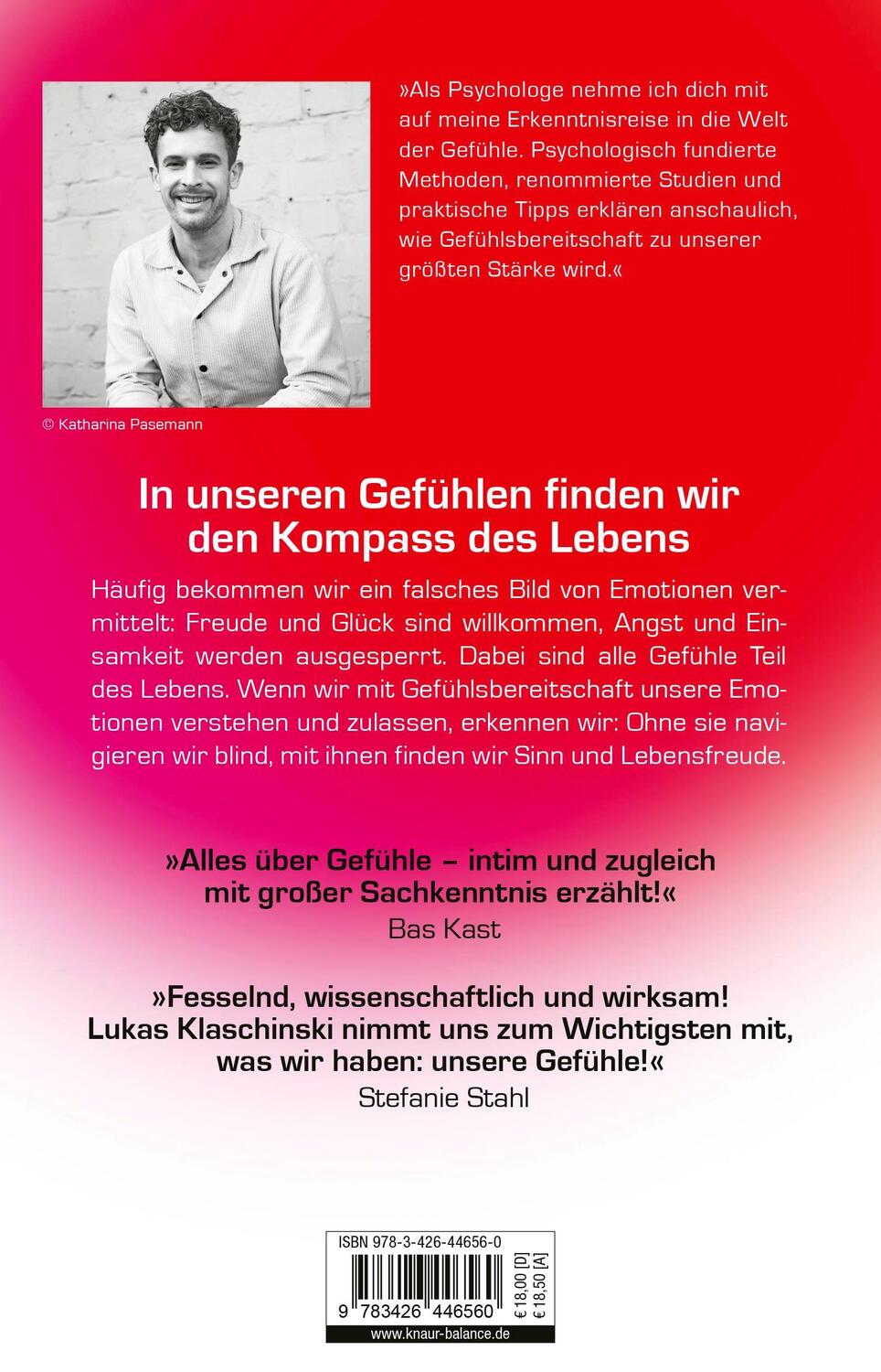 Rückseite: 9783426446560 | Fühl dich ganz | Lukas Klaschinski | Taschenbuch | 256 S. | Deutsch