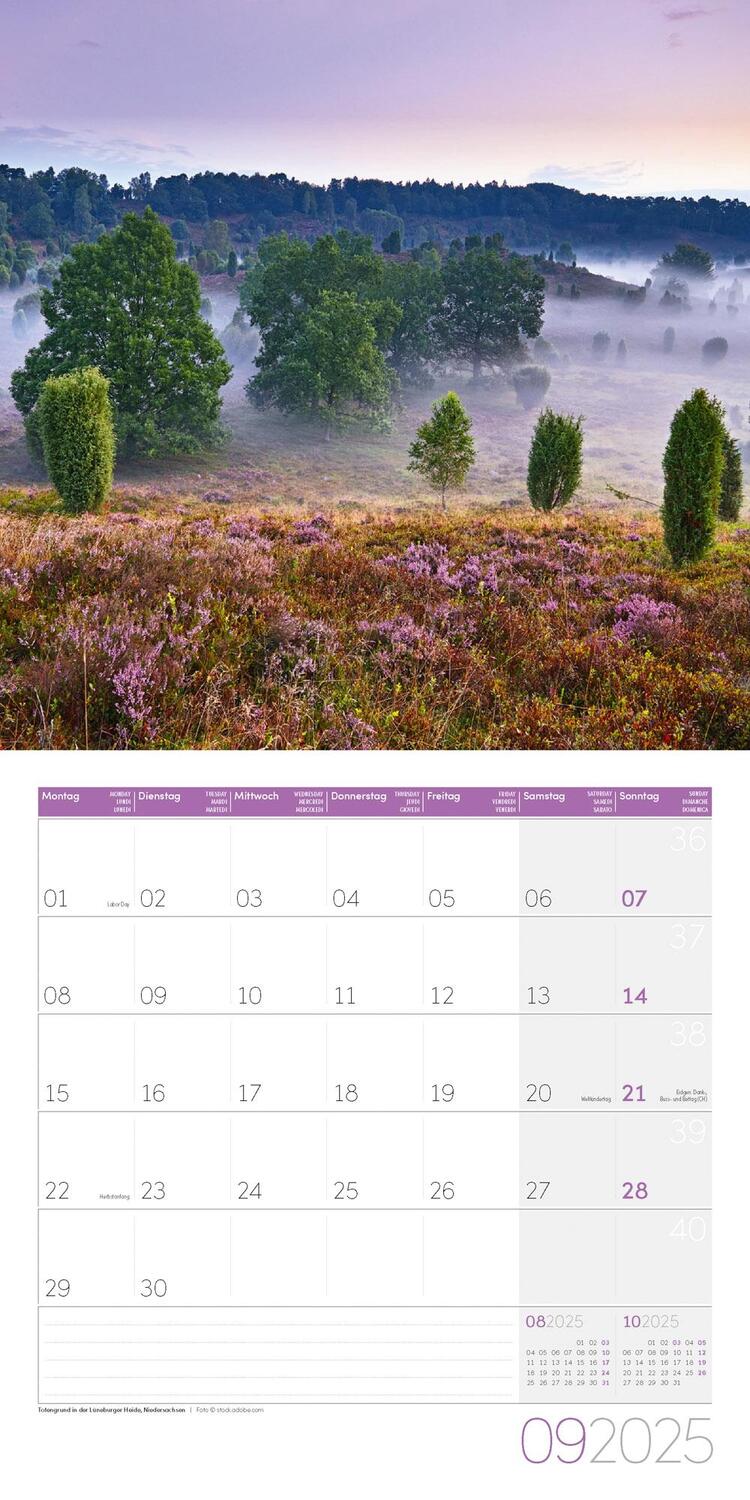 Bild: 9783838445090 | Deutschland Kalender 2025 - 30x30 | Ackermann Kunstverlag | Kalender
