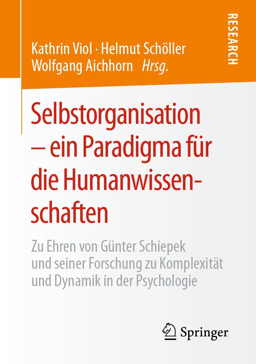 Cover: 9783658299057 | Selbstorganisation - ein Paradigma für die Humanwissenschaften | Buch