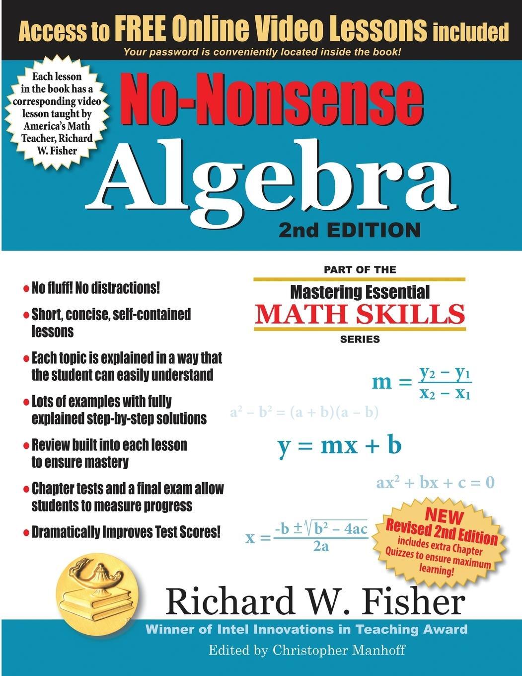 Cover: 9780999443330 | No-Nonsense Algebra, 2nd Edition | Richard W Fisher | Taschenbuch