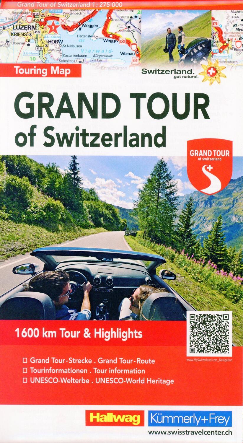 Cover: 9783828308329 | Grand Tour of Switzerland 1 : 275 000 Touring Map | Taschenbuch | 2015