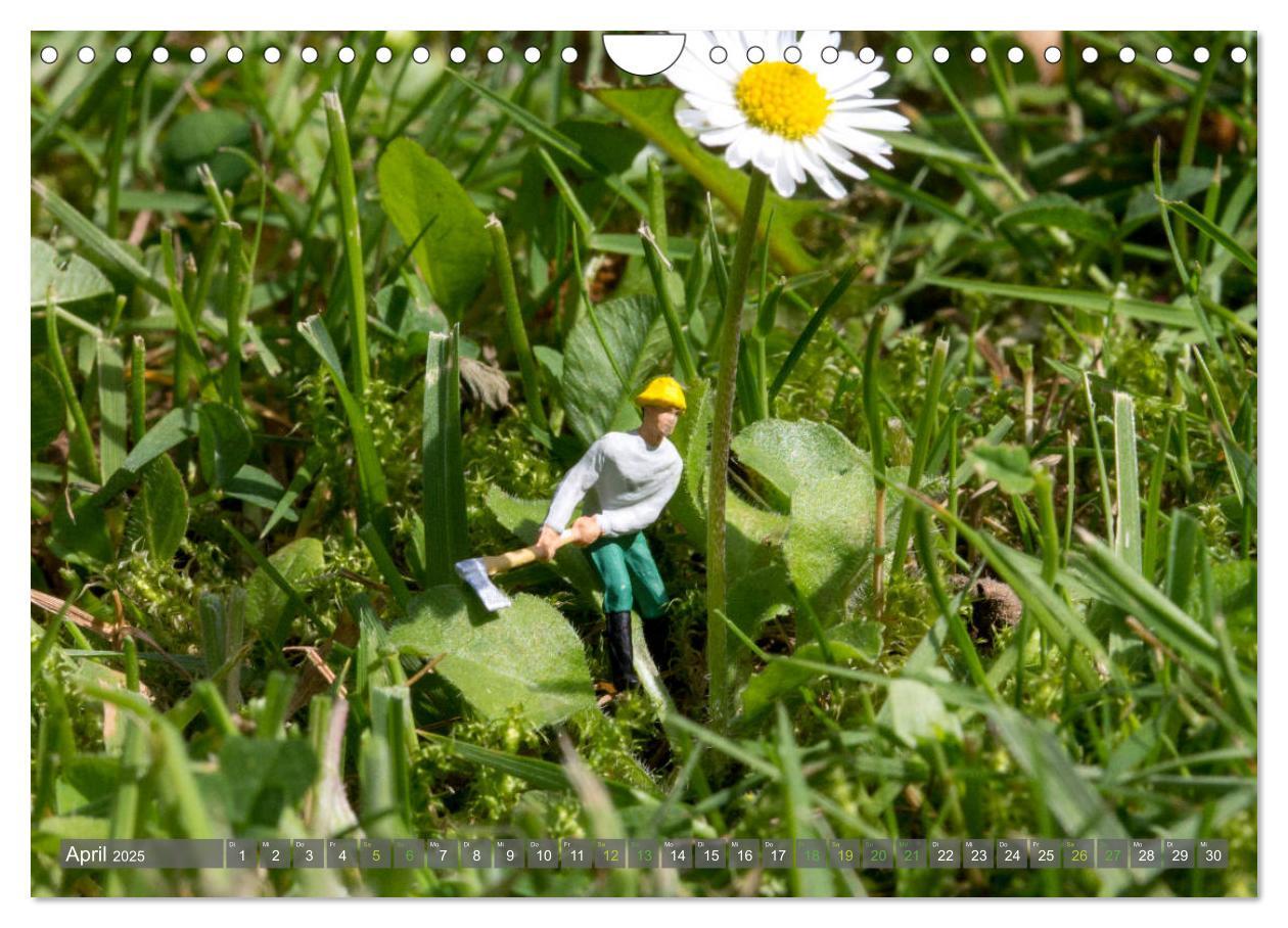 Bild: 9783435356874 | Miniaturfiguren in der Makrowelt ...ganz groß im Garten...