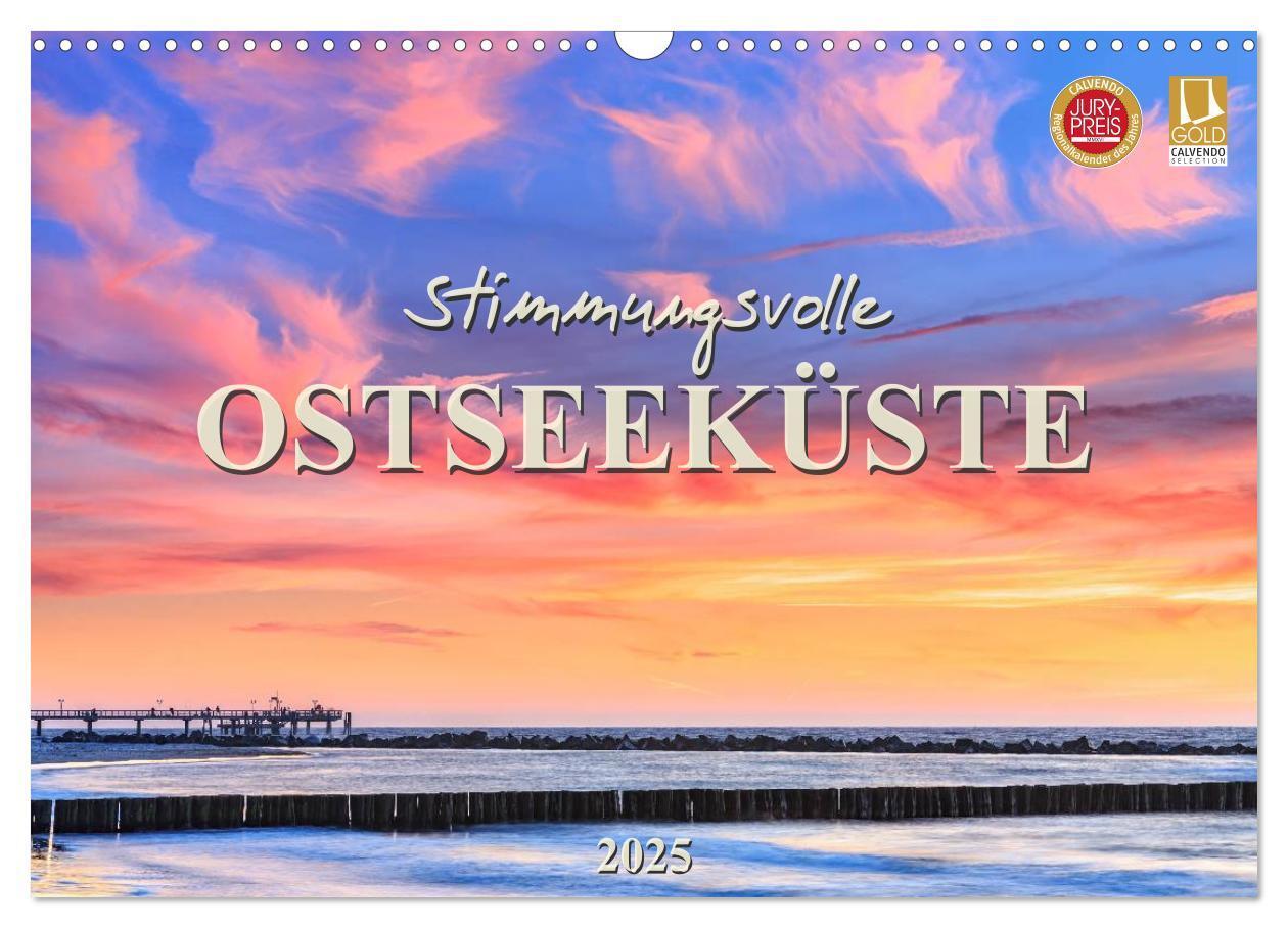 Cover: 9783435477050 | Stimmungsvolle Ostseeküste 2025 (Wandkalender 2025 DIN A3 quer),...