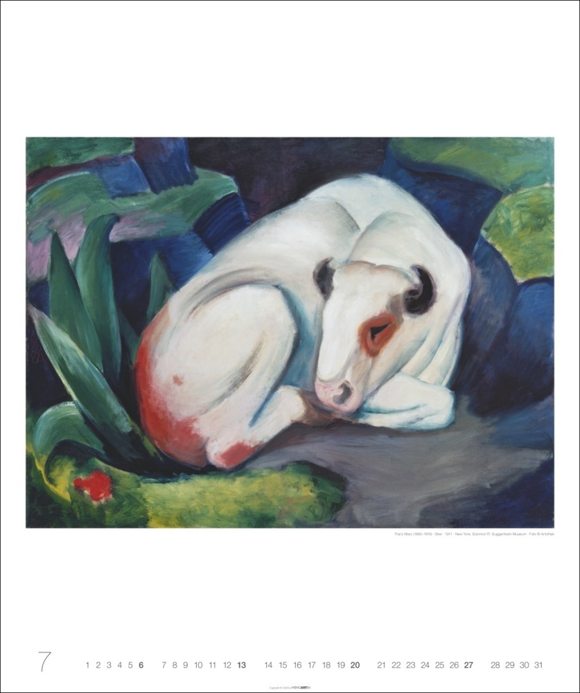 Bild: 9783839900970 | Franz Marc Edition Kalender 2025 | Franz Marc | Kalender | 14 S.