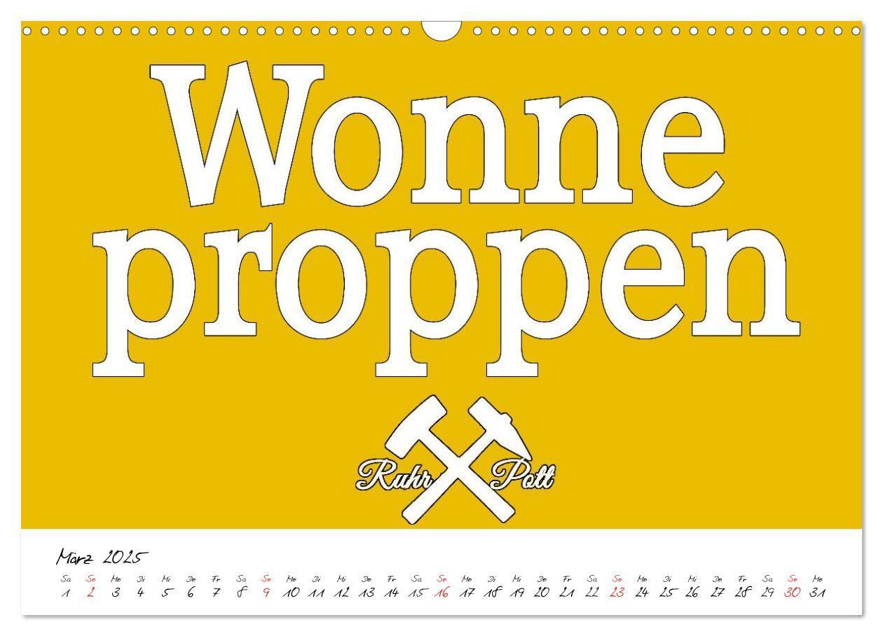 Bild: 9783435488612 | Ruhrpott Vokabeln (Wandkalender 2025 DIN A3 quer), CALVENDO...