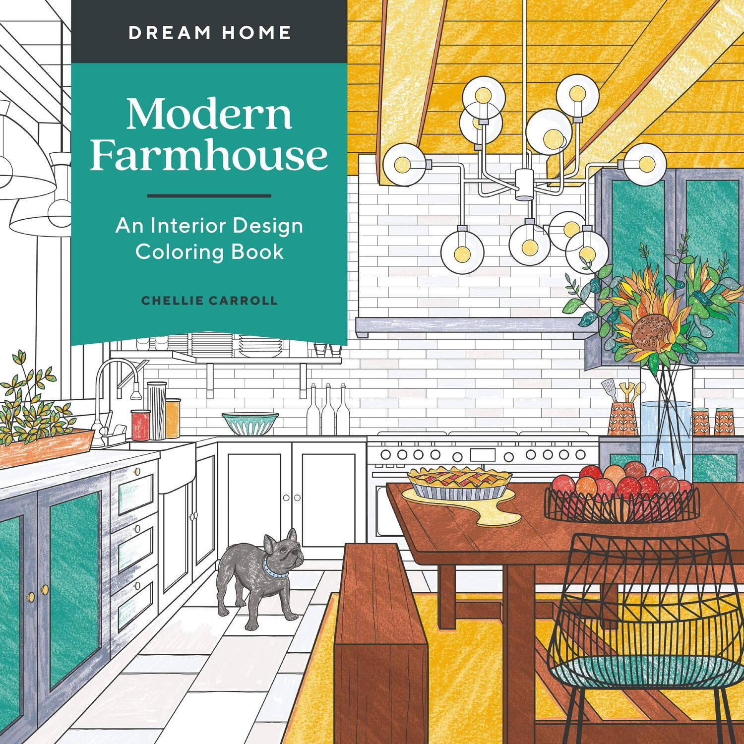 Cover: 9781250279804 | Dream Home: Modern Farmhouse: An Interior Design Coloring Book | Buch