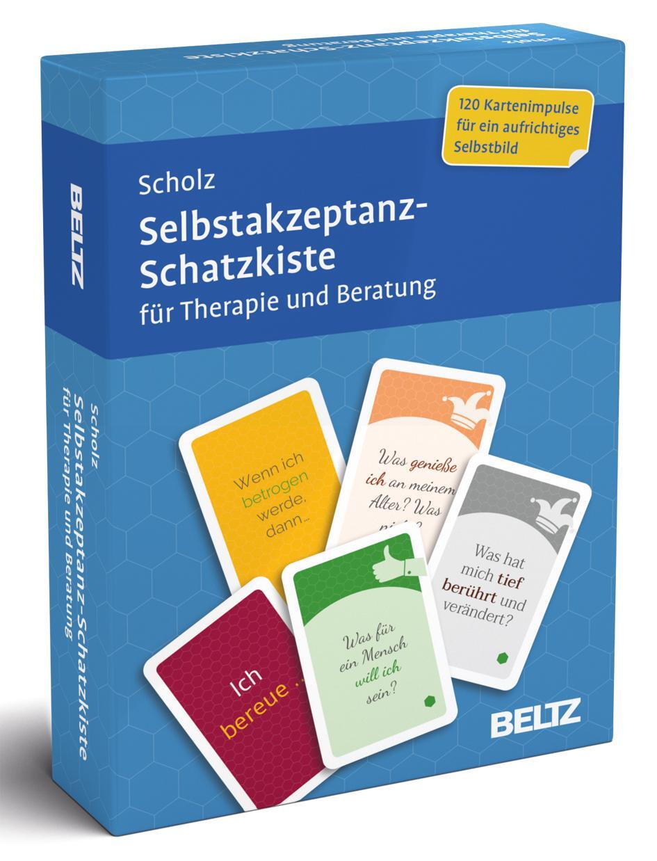 Cover: 4019172100889 | Selbstakzeptanz-Schatzkiste für Therapie und Beratung | Scholz | Box
