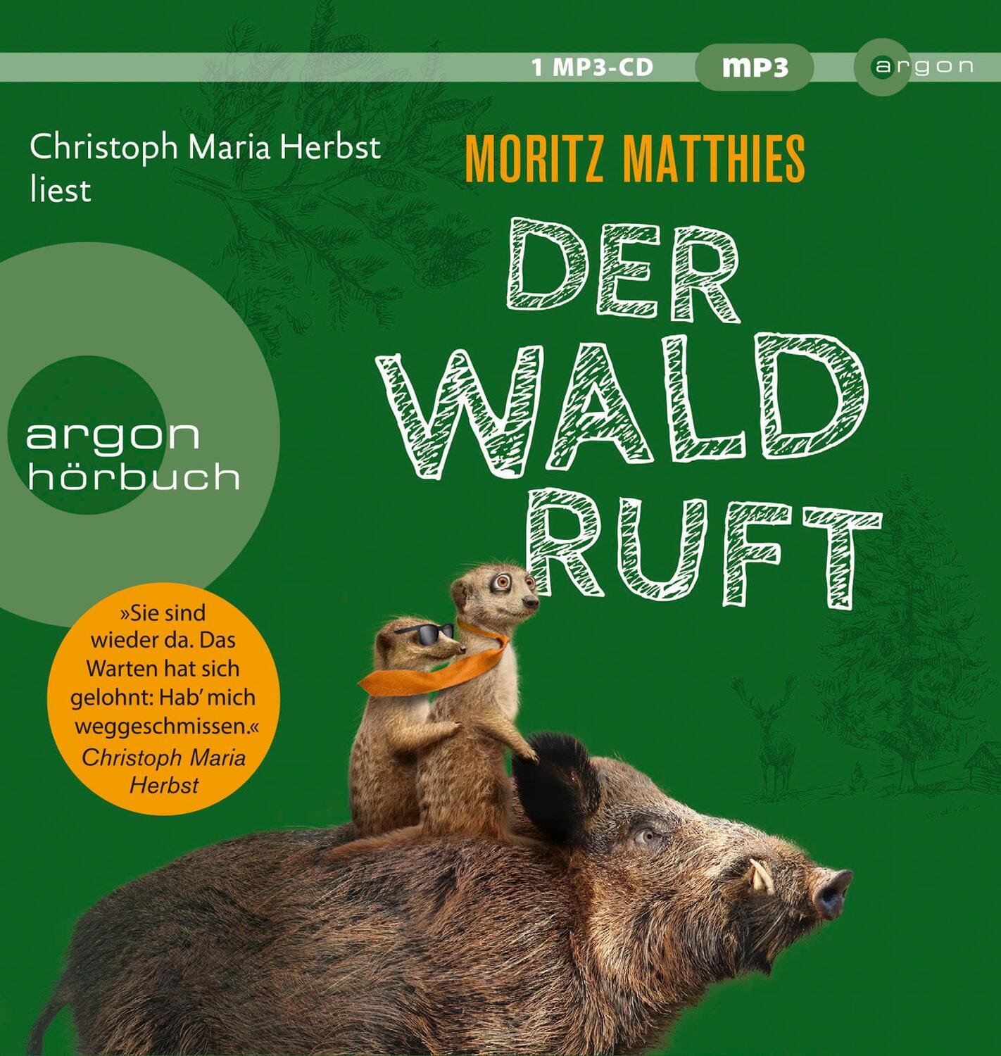 Cover: 9783839818077 | Der Wald ruft | Moritz Matthies | MP3 | Erdmännchen-Krimi | 444 Min.