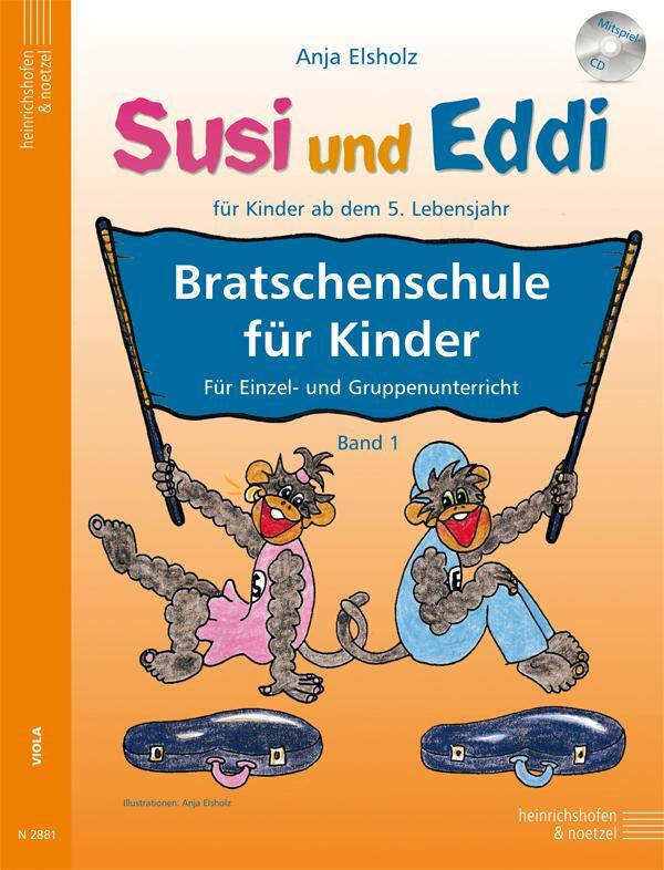 Cover: 9783938202791 | Susi und Eddi: Bratschenschule für Kinder | Anja Elsholz | Taschenbuch