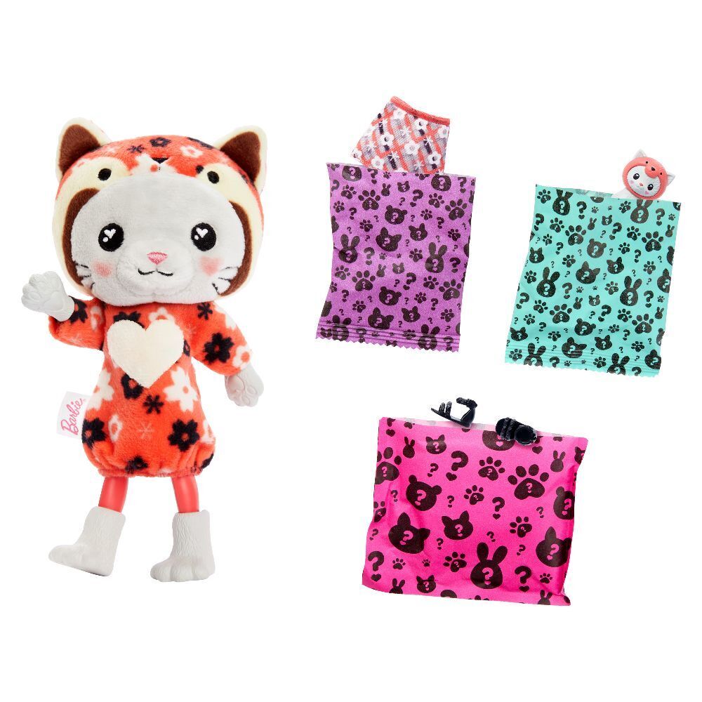 Bild: 194735178599 | Barbie Cutie Reveal Chelsea Costume Cuties Series - Kitty Red Panda