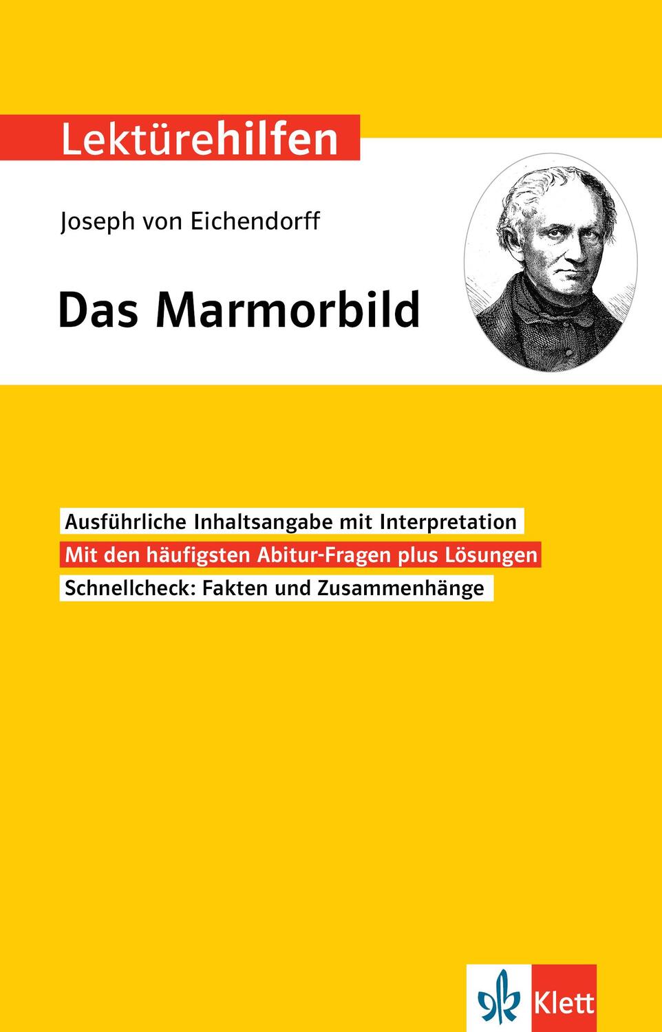 Cover: 9783129231661 | Lektürehilfen Joseph von Eichendorff, Das Marmorbild | Taschenbuch