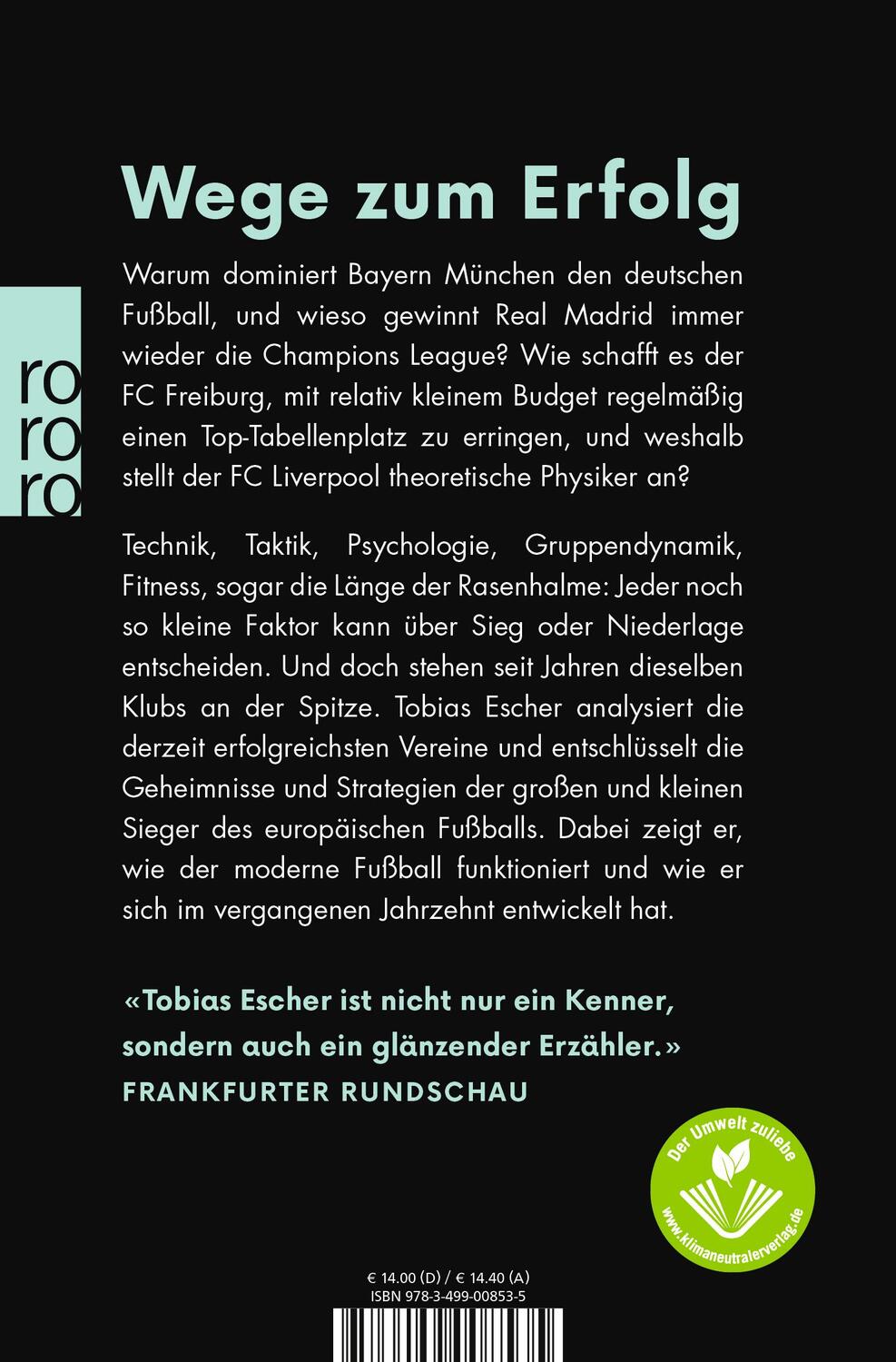 Rückseite: 9783499008535 | Was Teams erfolgreich macht | Tobias Escher | Taschenbuch | Deutsch
