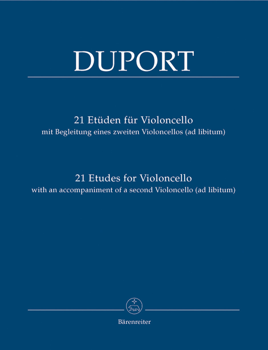 Cover: 9790006529988 | 21 Etüden für Violoncello | Noten | Jean-L Duport | Buch | Buch | 2005