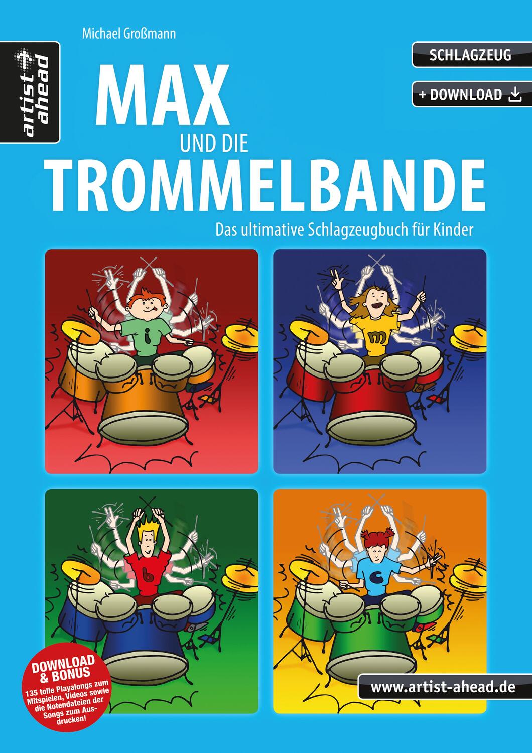 Cover: 9783866420106 | Max und die Trommelbande | Michael Grossmann | Taschenbuch | 144 S.