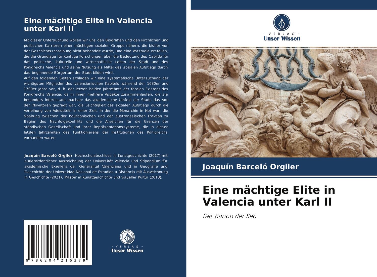Cover: 9786204216379 | Eine mächtige Elite in Valencia unter Karl II | Der Kanon der Seo