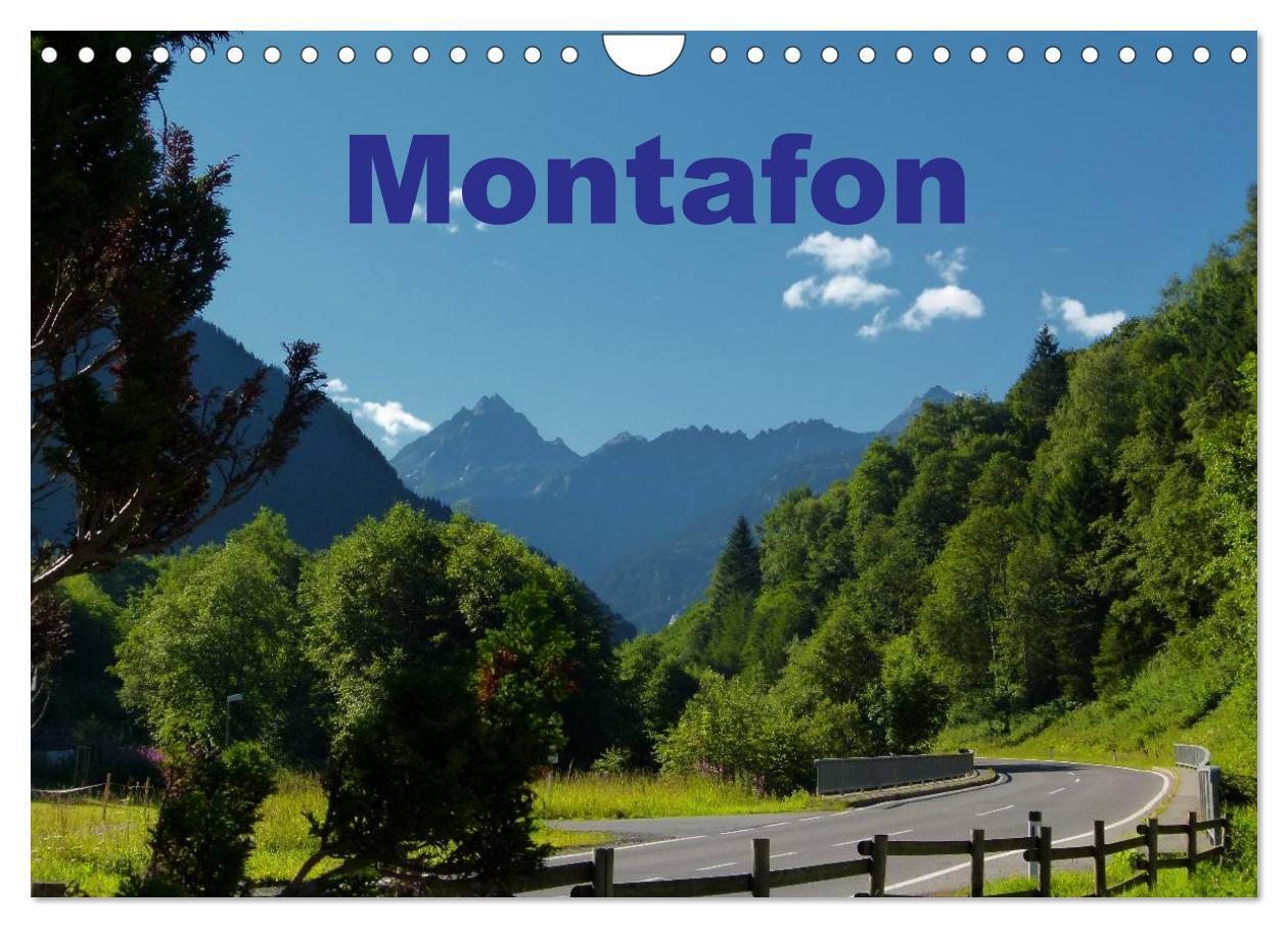 Cover: 9783383525933 | Montafon (Wandkalender 2024 DIN A4 quer), CALVENDO Monatskalender