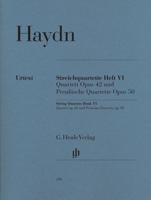 Cover: 9790201802107 | String Quartets Book VI | Prussian Quartets | Joseph Haydn | Deutsch