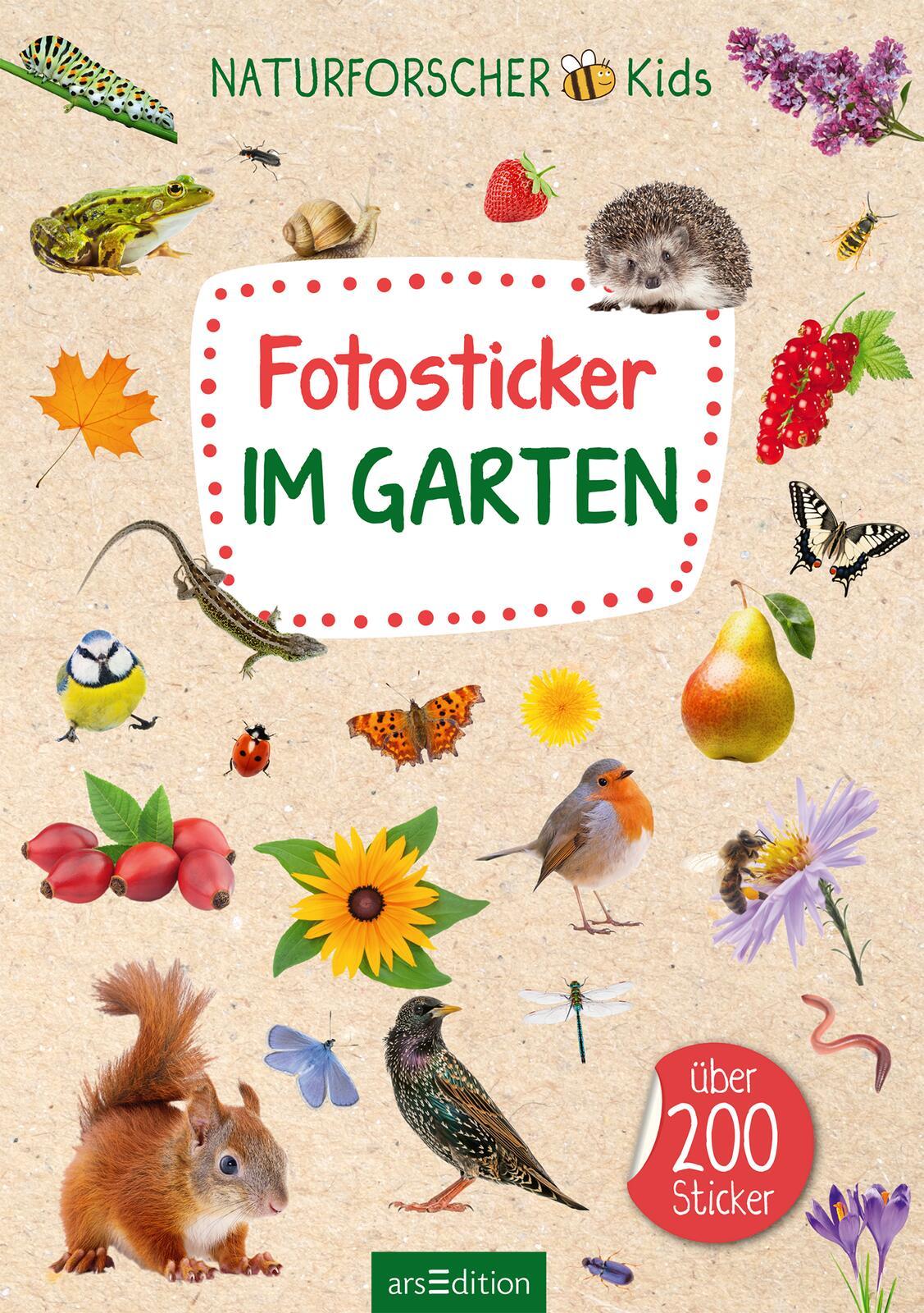 Bild: 4014489135135 | Naturforscher-Kids - Fotosticker Im Garten | Über 200 Sticker | 16 S.