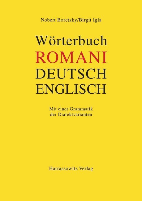 Cover: 9783447034593 | Wörterbuch Romani - Deutsch - Englisch für den südosteuropäischen Raum