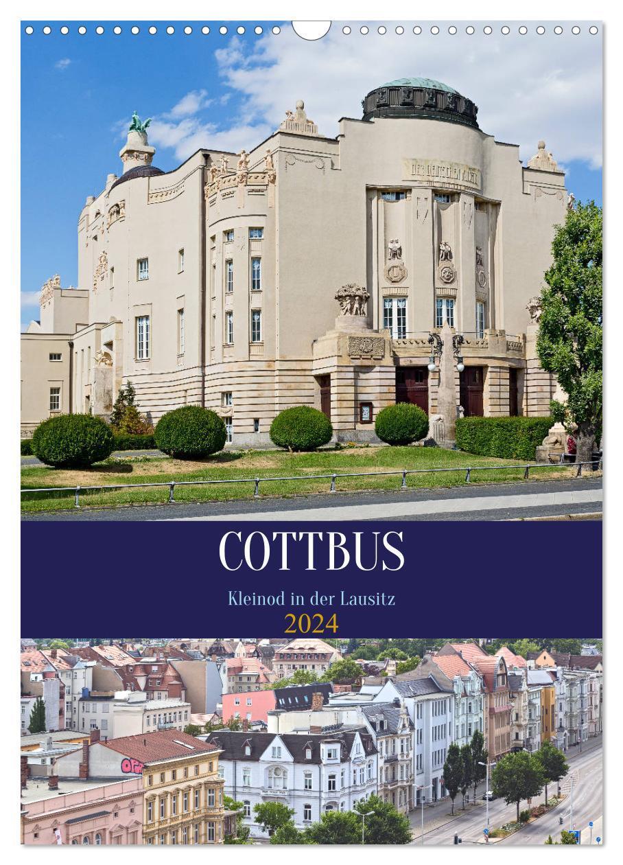 Cover: 9783383723766 | Cottbus Kleinod in der Lausitz (Wandkalender 2024 DIN A3 hoch),...
