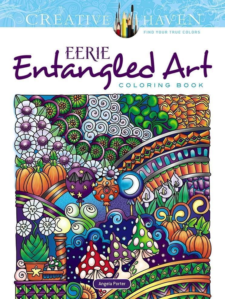 Cover: 9780486822440 | Creative Haven Eerie Entangled Art Coloring Book | Angela Porter