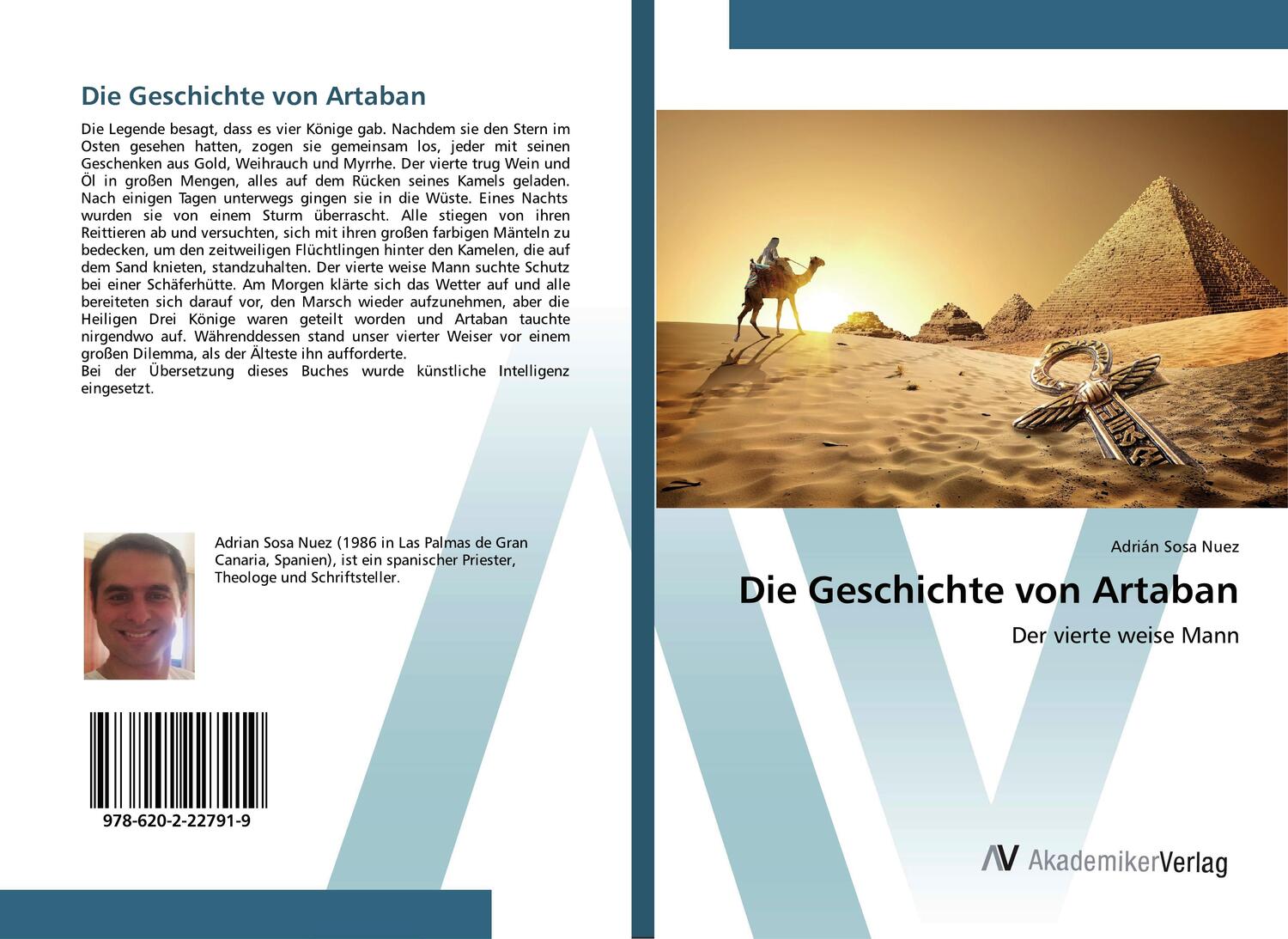 Cover: 9786202227919 | Die Geschichte von Artaban | Der vierte weise Mann | Adrián Sosa Nuez