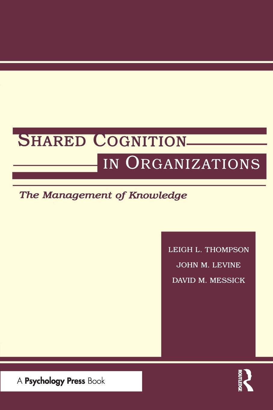 Cover: 9780805828917 | Shared Cognition in Organizations | The Management of Knowledge | Buch