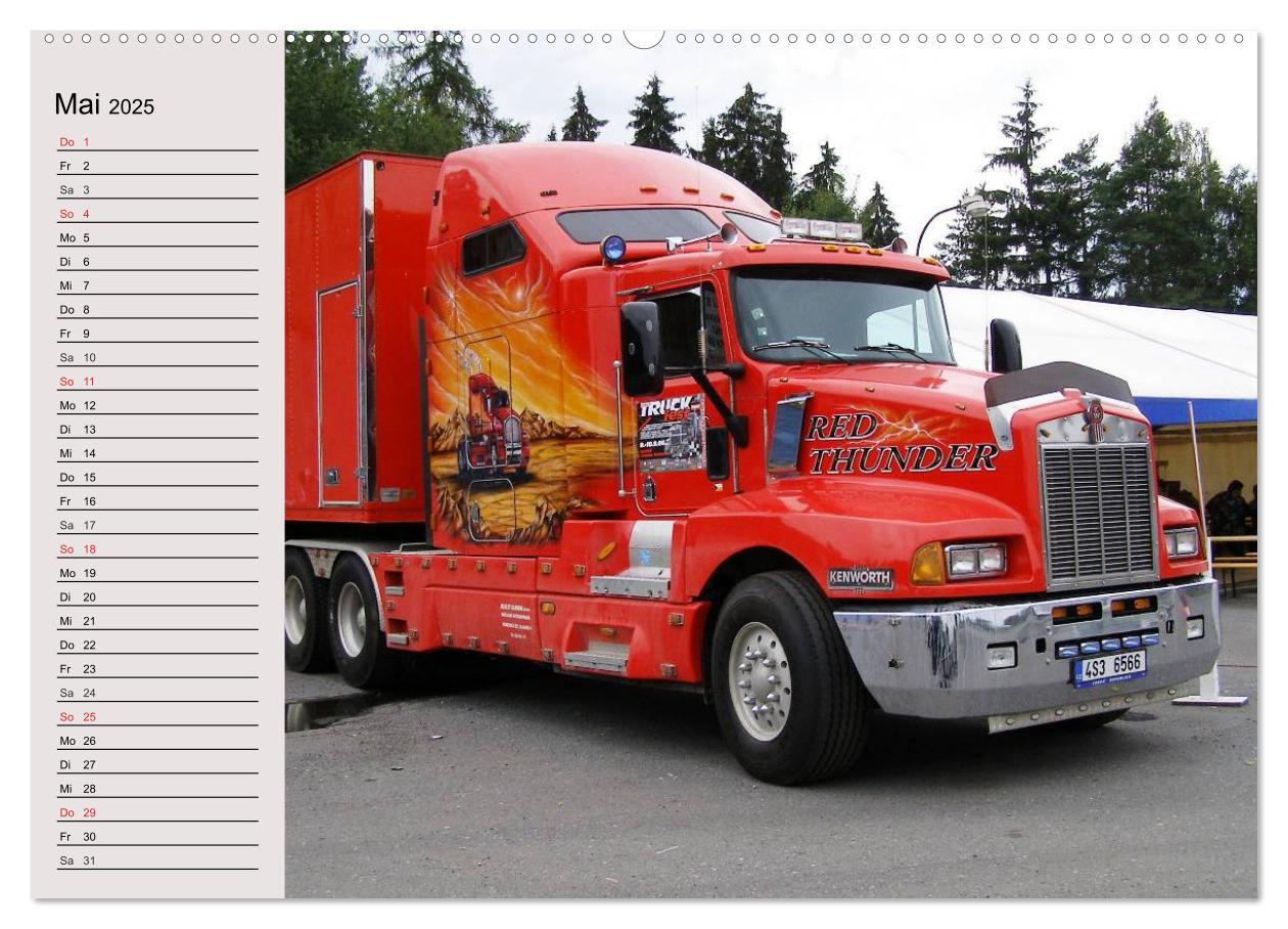 Bild: 9783435483518 | US-Trucks. Faszination Langhauber (Wandkalender 2025 DIN A2 quer),...