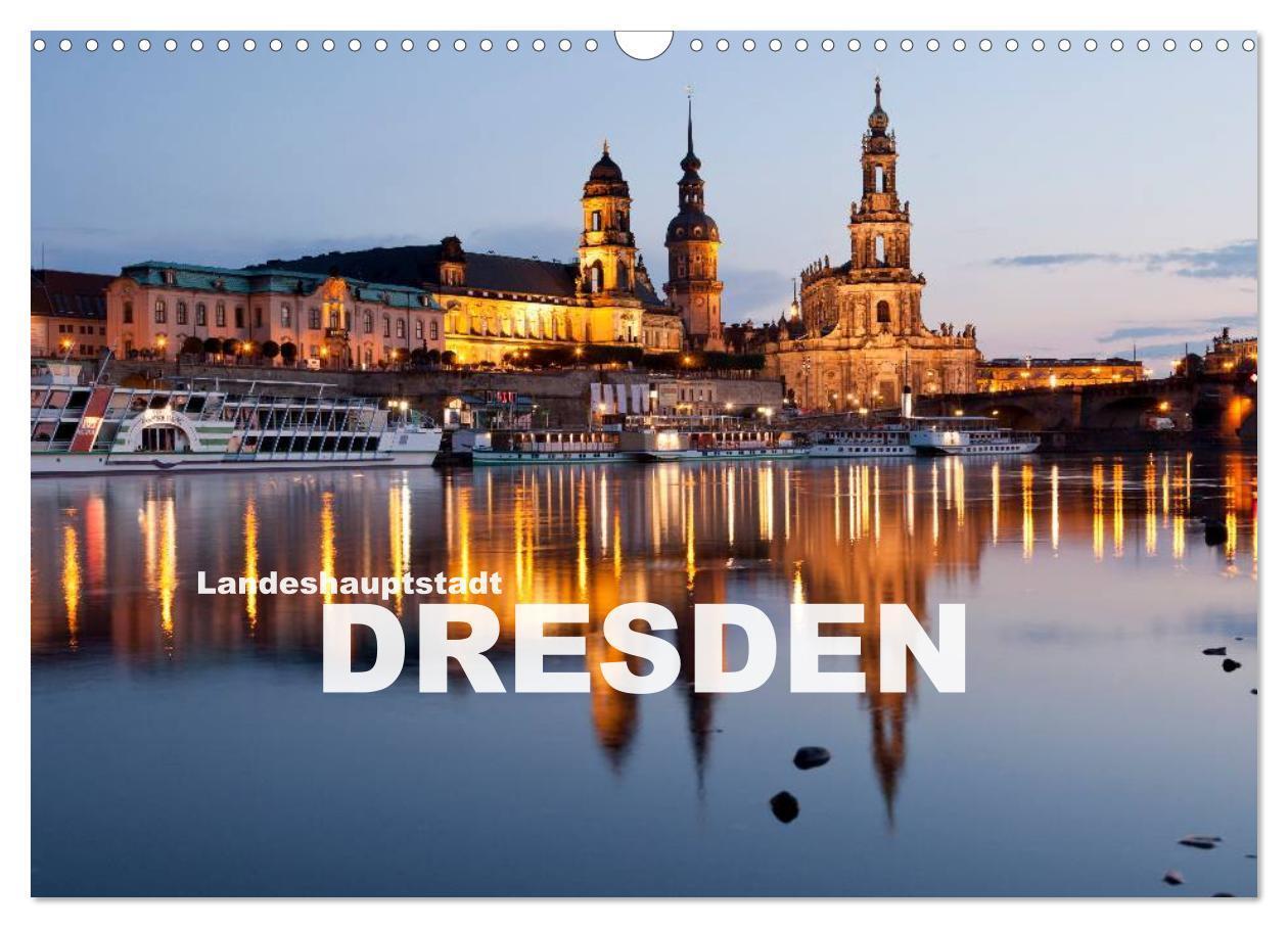 Cover: 9783383480836 | Landeshauptstadt Dresden (Wandkalender 2024 DIN A3 quer), CALVENDO...