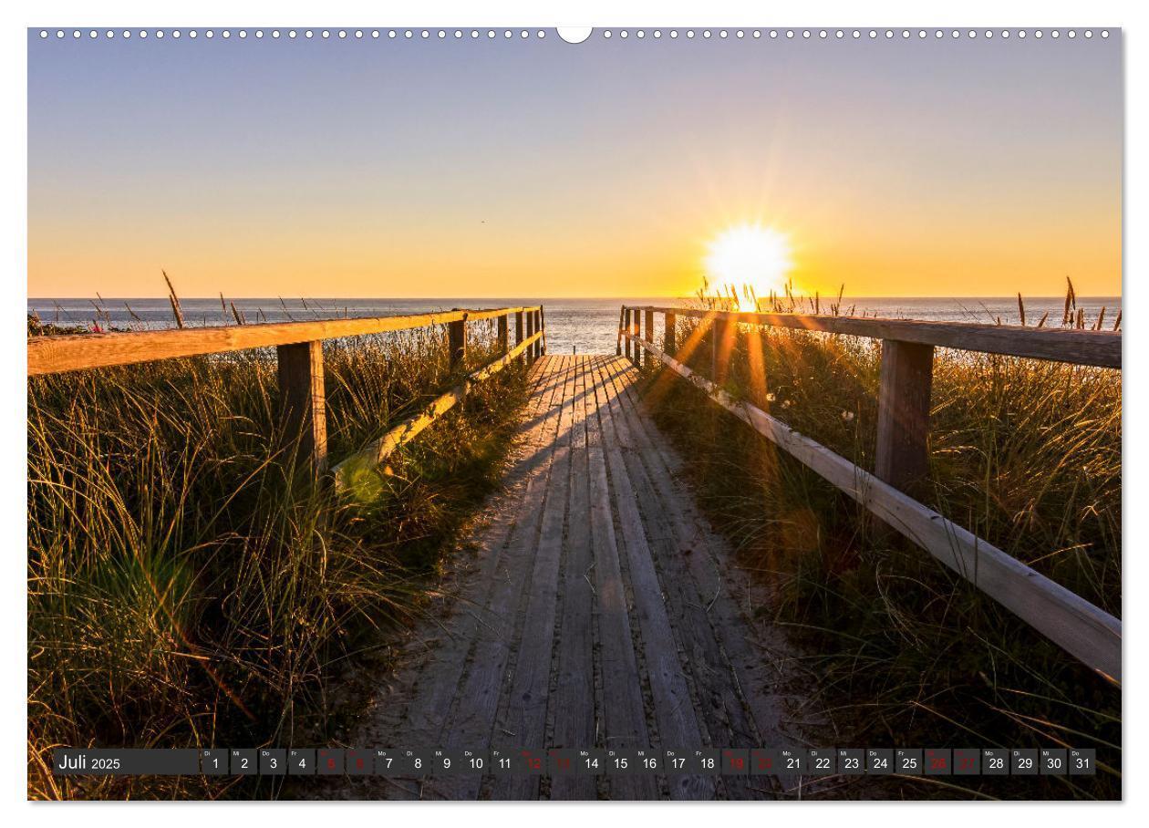 Bild: 9783383941603 | Sylt im Abendlicht (Wandkalender 2025 DIN A2 quer), CALVENDO...